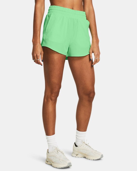 Women's UA Vanish 3" Shorts, Green, pdpMainDesktop image number 0